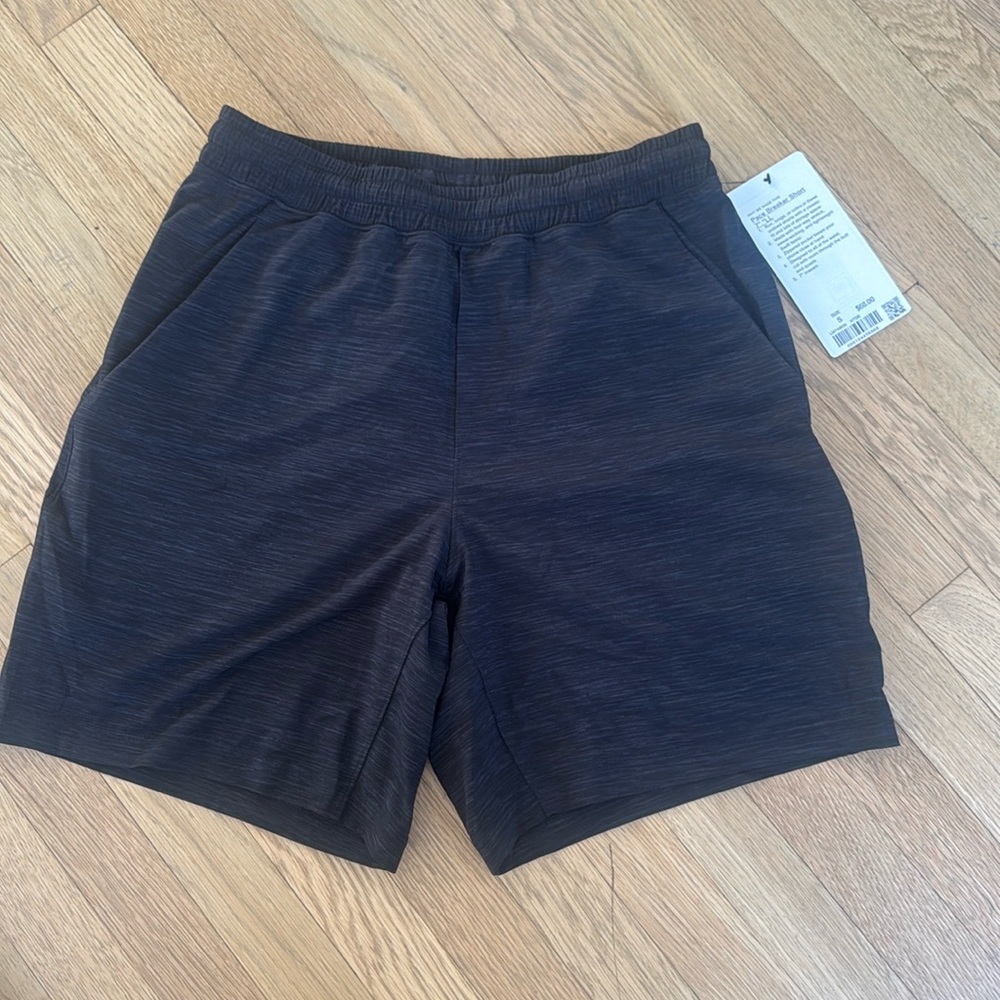 Lululemon Pace Breaker 7in Linerless Shorts Black Heather